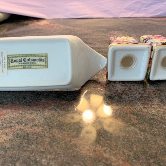 Royal Cotswolds Salt and Pepper Shakers, Goldinger China 15914 - Picture 7 of 8